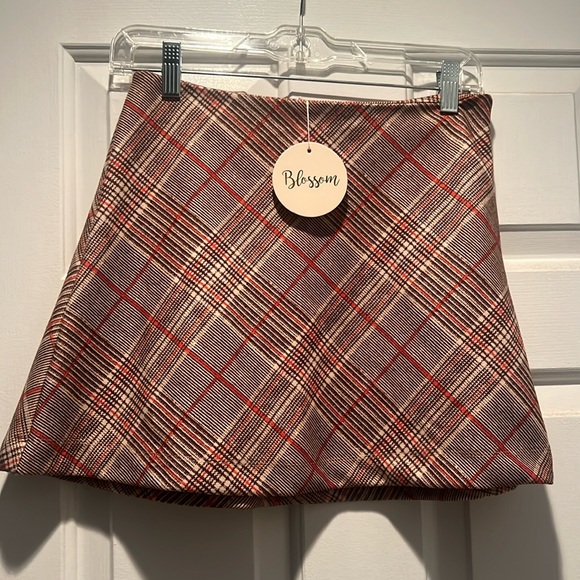 Blossom Dresses & Skirts - Women’s plaid mini skirt